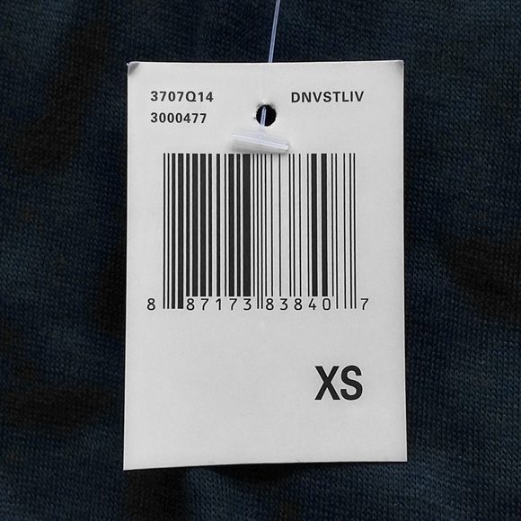 New MAX STUDIO Navy Blue Textured Jersey Skirt XS - Picture 6 of 8